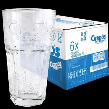 Grapos Contour Glass 0,4/0,5 l